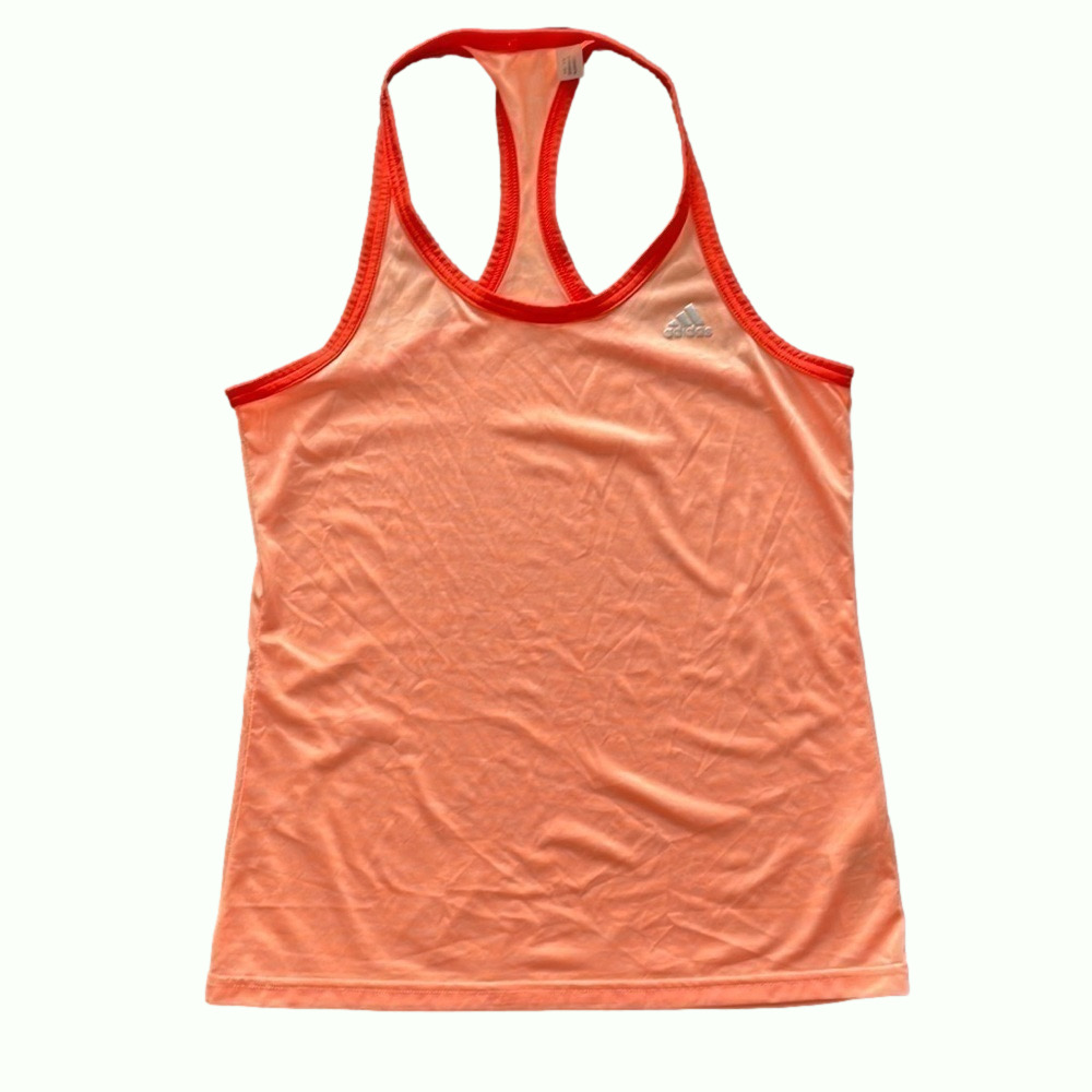 SzS Adidas two toned orange Climalite Racerback tank VGUC